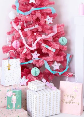 Torebki na prezenty witeczne MERRY CHRISTMAS (3szt.)