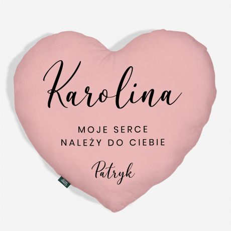 Walentynkowa PODUSZKA SERCE prezent dla dziewczyny poduszka na walentynki prezent walentynkowy dla niej