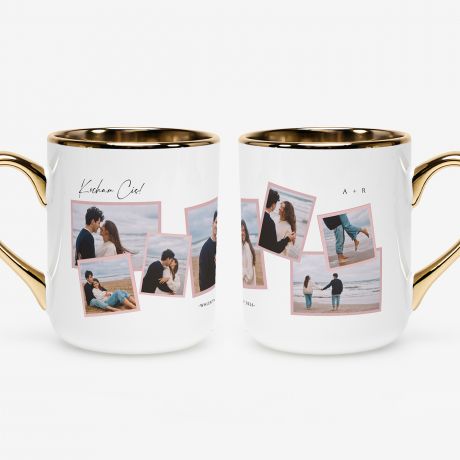 Walentynkowy kubek ze zdj�ciami KOLA� personalizowany kubek kubek walentynkowy prezent na walentynki