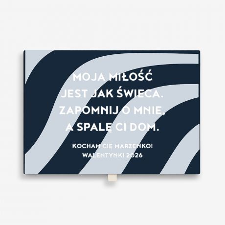 Walentynkowy zestaw prezentowy SPAL� CI DOM �wieca i zapa�ki