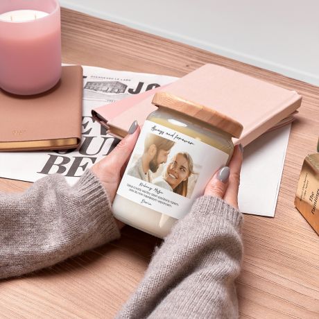 Waniliowa wieczka personalizowana NA ZAWSZE RAZEM
