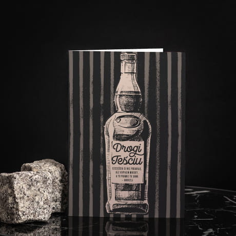 Whisky Glenmorangie z personalizowaną kartką PREZENT DLA TEŚCIA