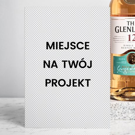 Whisky Glenlivet z kartką TWÓJ PROJEKT