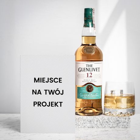 Whisky Glenlivet z kartk TWJ PROJEKT