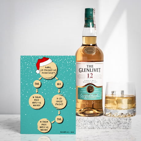 Glenlivet WHISKY NA WITA prezent dla brata z kartk