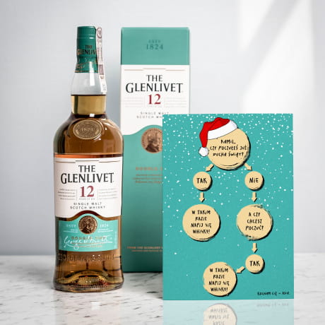 Glenlivet WHISKY NA WITA prezent dla brata z kartk