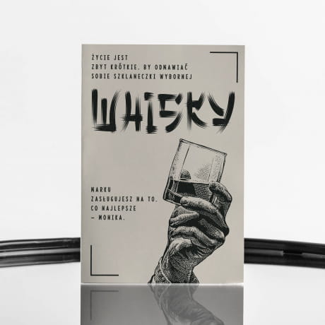 Whisky Hibiki z personalizowaną kartką PREZENT Z KLASĄ DLA MĘŻCZYZNY