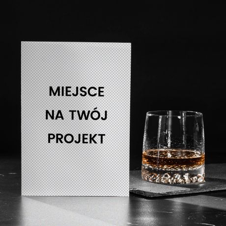 Whiskey Jack Daniels z kartką TWÓJ PROJEKT zestaw z alkoholem na prezent