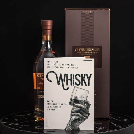 Whisky na prezent i personalizowana kartka PREZENT DLA MʯCZYZNY