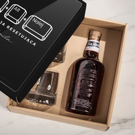 Whisky personalizowane PREZENT DLA INFORMATYKA NA URODZINY