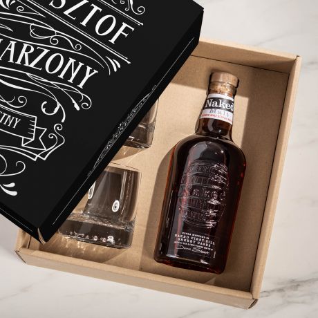 Whisky urodzinowe PREZENT DLA CHRZESTNEGO