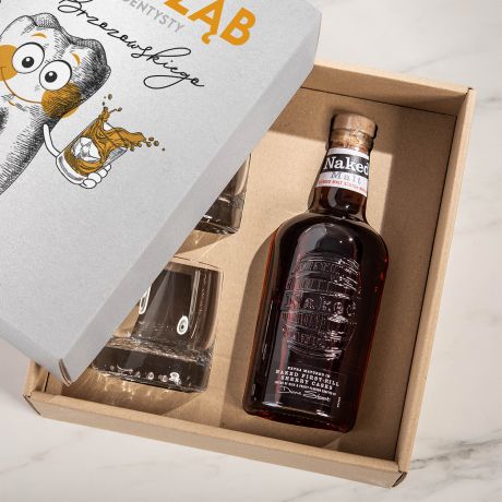 Whisky ze szklankami PREZENT DLA DENTYSTY