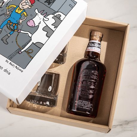 Whisky ze szklankami PREZENT DLA ROLNIKA