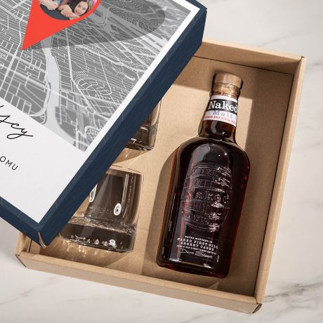 Whisky ze szklankami PREZENT NA NOWY DOM