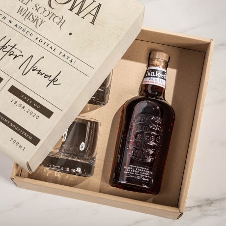 Whisky ze szklankami PREZENT NA PPKOWE