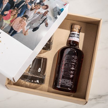 Whisky ze szklankami ELEGANCKI PREZENT NA ODEJCIE Z PRACY z okazji przejcia na emerytur
