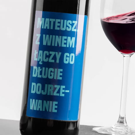 Czerwone wino PREZENT DLA DOJRZAEGO MʯCZYZNY