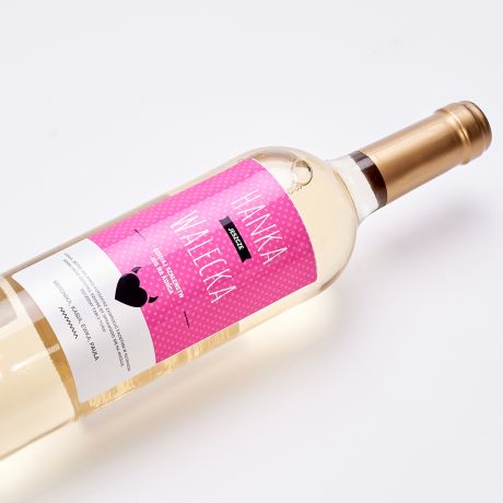 Wino personalizowane SZALONA NOC prezent na wieczr panieski