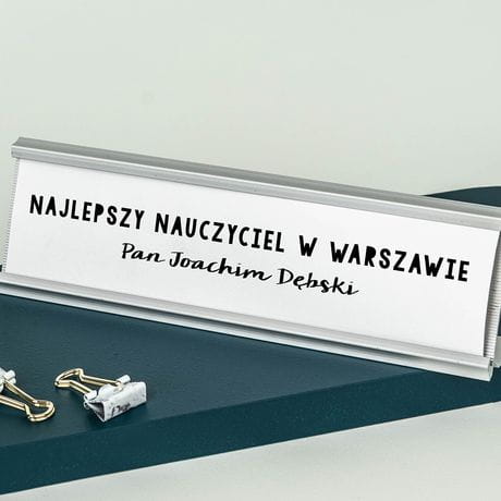 Wizytownik na biurko NAJLEPSZY prezent dla nauczyciela na poegnanie
