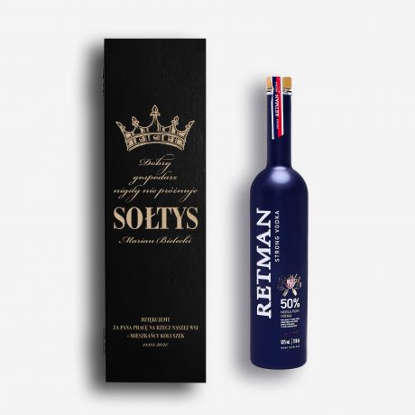W�dka na prezent w personalizowanej skrzynce DLA SO�TYSA