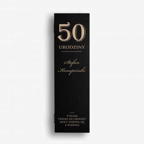 W�dka w personalizowanej skrzynce PREZENT NA PI��DZIESI�TK�