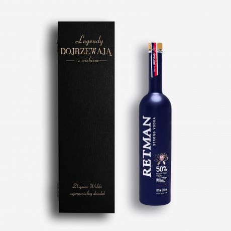 W�dka w skrzynce LEGENDY prezent na urodziny dla dziadka
