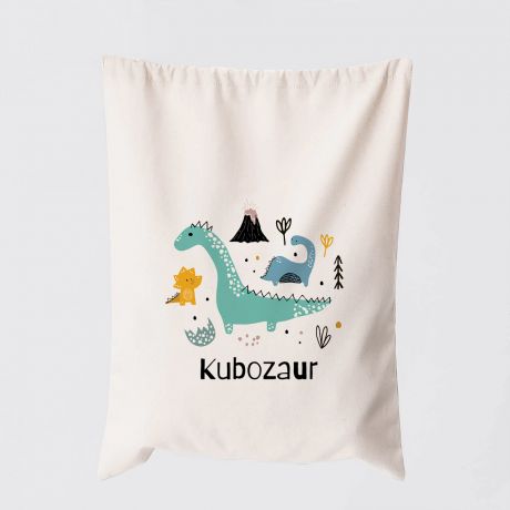 Personalizowany worek do przedszkola DINOZAURY