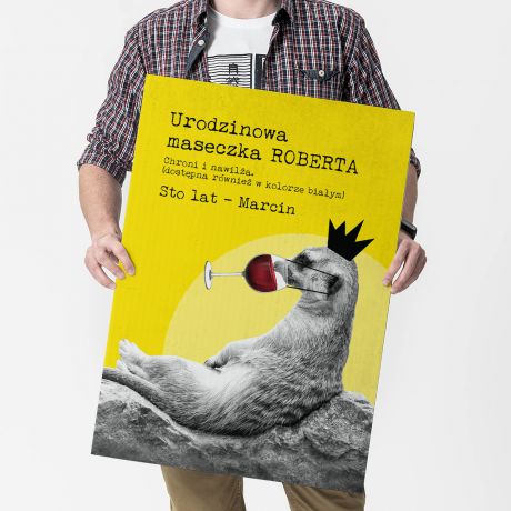 Zabawna kartka urodzinowa XXL MASECZKA