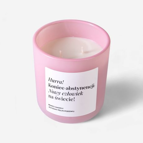 �wieca zapachowa �MIESZNY PREZENT DLA M�ODEJ MAMY