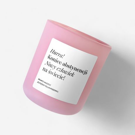 �wieca zapachowa �MIESZNY PREZENT DLA M�ODEJ MAMY