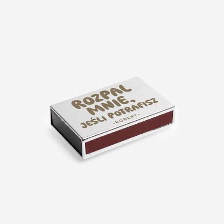 Zapaki w grawerowanym pudeku MIESZNY PREZENT NA WALENYTYNKI