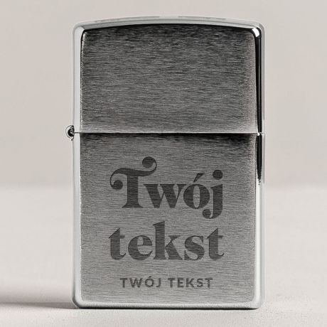 Zapalniczka na prezent TWJ TEKST zapalniczka z grawerem na prezent dla mczyzny