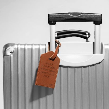 Personalizowana zawieszka do walizki NIETYPOWY PREZENT DLA NAUCZYCIELA
