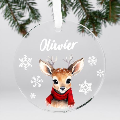 Zawieszka na choink RENIFER prezent na Mikoajki dla dzieci