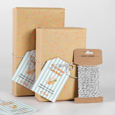 Personalizowane etykietki na prezent wielkanocny WESO�EGO ALLELUJA zawieszki wielkanocne etykiety �wi�teczne