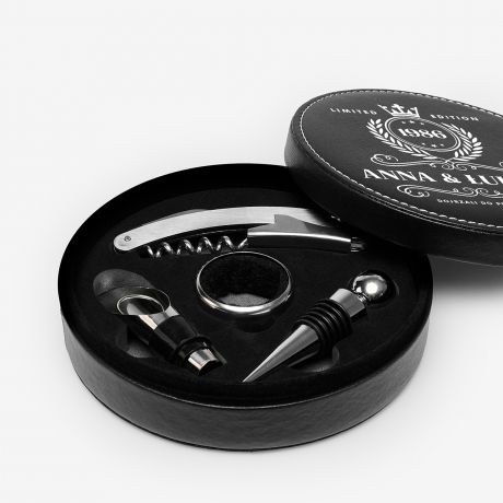 Zestaw akcesori�w do wina PREZENT NA 40 URODZINY DLA PARY zestaw do wina akcesoria do wina prezent dla pary