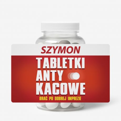 Zestaw cukierkw mitowych z etykiet do personalizacji PREZENT DLA KOLEGI cukierki mitowe mitowe cukierki