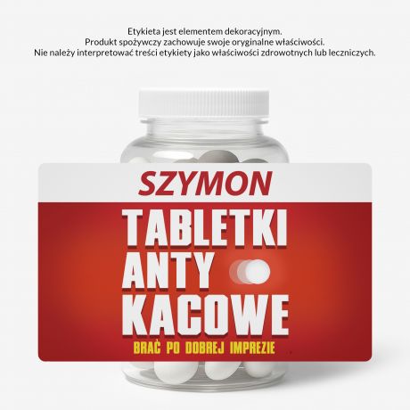 Zestaw cukierkw mitowych z etykiet do personalizacji PREZENT DLA KOLEGI cukierki mitowe mitowe cukierki