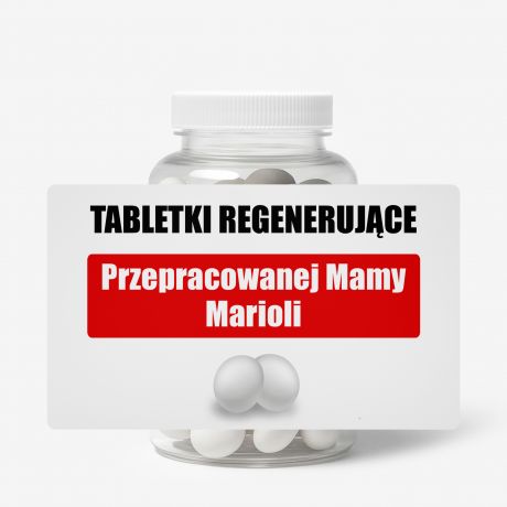 Zestaw cukierkw mitowych z etykiet do personalizacji DLA MAMY NA CHWIL WYTCHNIENIA prezent dla mamy