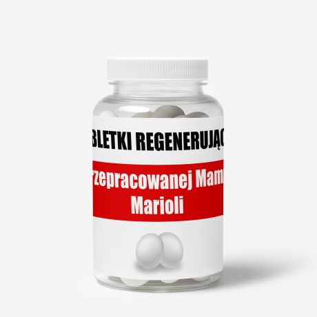 Zestaw cukierkw mitowych z etykiet do personalizacji DLA MAMY NA CHWIL WYTCHNIENIA prezent dla mamy