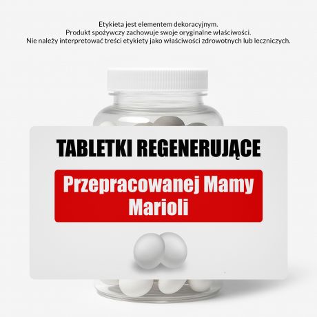 Zestaw cukierkw mitowych z etykiet do personalizacji DLA MAMY NA CHWIL WYTCHNIENIA prezent dla mamy