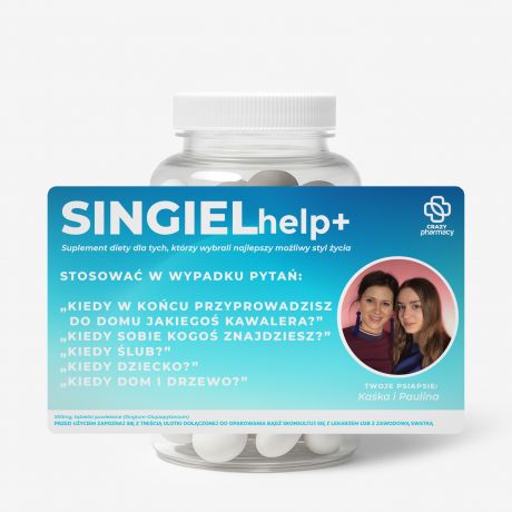 Zestaw cukierkw mitowych z etykiet do personalizacji PREZENT DLA SINGIELKI