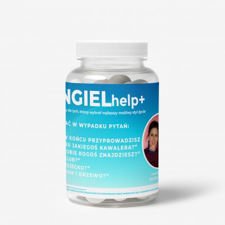 Zestaw cukierkw mitowych z etykiet do personalizacji PREZENT DLA SINGIELKI