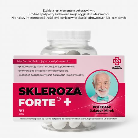 Zestaw cukierkw mitowych z etykiet do personalizacji MIESZNY PREZENT DLA DZIADKA prezent na dzie dziadka