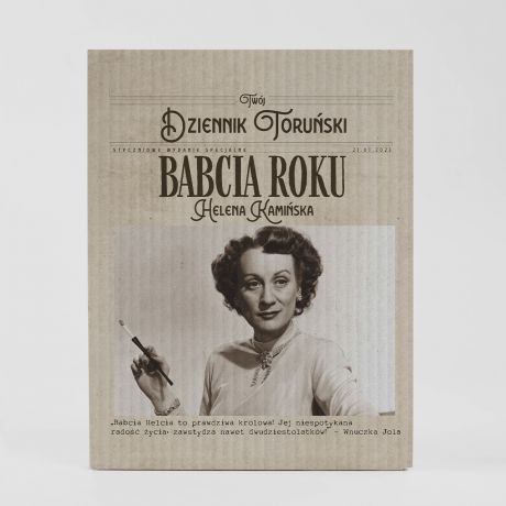 Likier Goldwasser i czekolada BABCIA ROKU zestaw prezentowy dla babci prezent dla babci