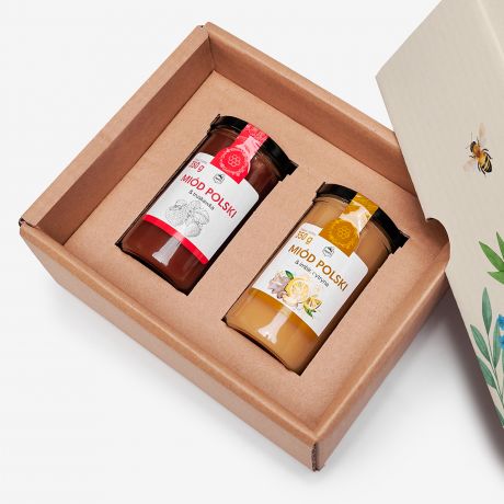 Zestaw prezentowy dla niej z miodami S�ODKA JAK MI�D