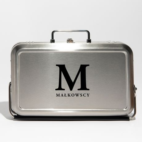 Grill walizkowy na prezent MONOGRAM