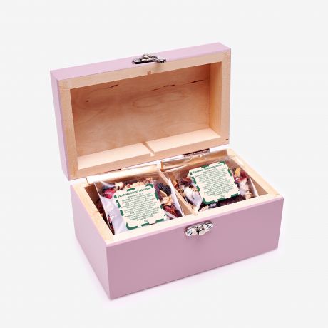 Zestaw herbat w skrzynce rowej HEAVEN prezent dla ukochanej