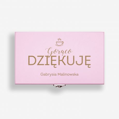 Zestaw herbat w skrzynce rowej PREZENT NA PODZIKOWANIE prezent podzikowanie prezent w podzikowaniu