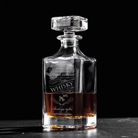 Karafka ze szklankami do whisky PREZENT DLA KIEROWCY